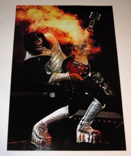 Kiss Legend Ace Frehley in 1977 Guitar on Fire / Smoking on Stage 19