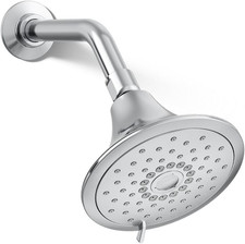 KOHLER 22169-G-CP Forté® Three-Function Showerhead, 1.75 GPM, Full Coverage, Pul picture