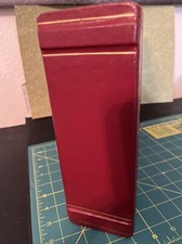 Vintage Stationers Faultless Loose Leaf Company Binder Red USA picture