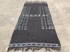 Vintage Traditional Handmade Tunisian Bakhnoug Wedding Shawl 6.5x3.1 ft picture