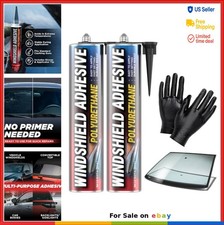 2 Pack Polyurethane Windshield Adhesive 310ml Quick Curing Weather Resistant picture