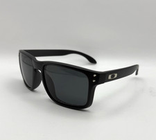Oakley Holbrook OO9244 Matte Black Frame Polarized Black Lens Sunglasses 56mm picture