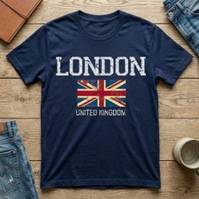 Vintage London England United Kingdom Souvenir Unisex T-Shirt picture