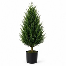 3’ Topiary Cypress Artificial Tree Home Decor UV Indoor-Outdoor picture