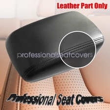 Fits 2012-18 Ford Focus Leather Armrest Center Console Lid Cover Black picture
