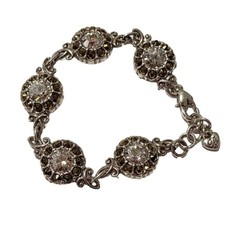 Brighton Moonstruck topaz crystal Floral Victorian at deco style bracelet picture