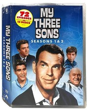 My Three Sons Seasons 1 & 2 DVD Set (12 Discs - 72 Episodes) NEW Factory Sealed picture