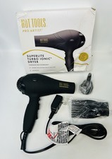 Hot Tools Pro Artist 2100 Ionic Turbo Hair Dryer - Black - *NEW DAMAGED BOX* picture