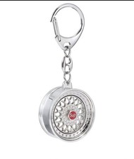 FW25 SUPREME x BBS RS RIM KEYCHAIN NEW IN BOX CHROME MESH WHEEL  picture