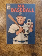 Bob Uecker MR BASEBALL Custom Fan Art Card Basement Bar Cards Customs 🔥 picture