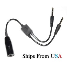 HELICOPTER To General Aviation Headset Adapter, GA To Helicopter Adapter picture