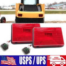2x Red Lamp Assembly 142-7503 for CAT Caterpillar 247 247B 247B3 257B 257B3 267 picture