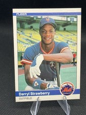 1984 Fleer #599 Darryl Strawberry RC Rookie Card New York Mets picture