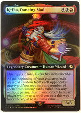 MTG Kefka Dancing Mad (Extended Art Foil) Commander Final Fantasy 174 FFVI FF6 picture