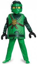 Lloyd Deluxe Lego Ninjago Ninja Toy Fancy Dress Up Halloween Child Costume USA picture
