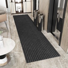 Hallway Runner Rug 2 3x55 Hon Slip Indoor Outdoor Black SRT804 Ottomanson 3x55 picture
