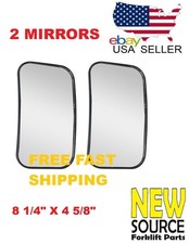 ONE PAIR BALL SWIVEL CENTER PIN  REARVIEW SIDE CONVEX MIRRORS FORKLIFT ER006C X2 picture