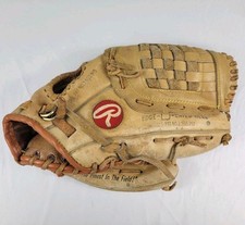 Rawlings RBG39 Ricky Henderson High Pad Basket Web Fastback 10.5 Baseball Mitt picture