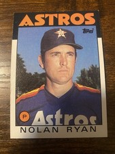 Nolan Ryan 1986 Topps Card #100 Houston Astros picture