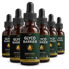 (6 Pack) Glyco Barrier Drops Blood Health Support Supplement GlycoBarrier Drops picture