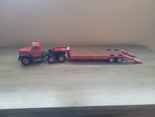 1:34 First Gear #19-2583 International Tractor W/Lowboy. IH Sales And Service picture