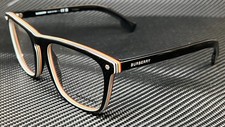 BURBERRY BE2340 3798 Black Men's Square 56 mm Eyeglasses picture