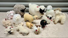 Beautiful Vintage Sheep Toys Collection Of 14 picture