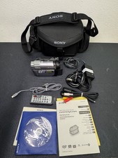 Sony Handycam DCR-DVD710 DVD Camcorder Tested Battery Remote Bag Cables Manuals picture