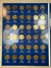 LINCOLN SET  (1909-2025)-  294 COINS  - BU COINS/GOLD PLATED- PRICED TO SELL 🔥* picture
