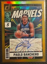2024-25 Panini Donruss - Net Marvels Signatures Paolo Banchero auto Gold /10 picture
