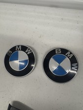 OEM BMW Front Hood Trunk Emblem Badge Roundel Logo 51148132375 82mm Genuine picture