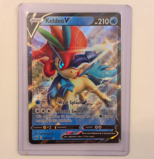 The Pokémon Company Pokémon TCG Keldeo V 053/202 Sword & Shield UR Holo ENG 210 picture