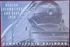 Antique 1939 Pennsylvania Railroad Brochure 🚂 Modern Locomotives S-1 Steam picture