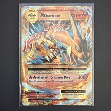 M CHARIZARD EX 13/108 HOLO EX RARE EVOLUTIONS POKEMON HP picture