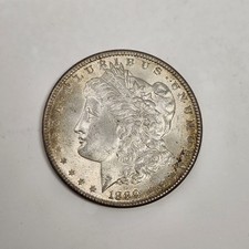 1889-P US Morgan Silver Dollar Extremely Fine Luster 90% US Coin $1  picture
