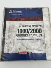 Allison Transmission Service Manual 1000/2000 4th Gen Controls 2009 Vocational picture