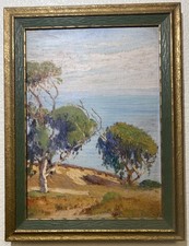 Impressionist California Oil Painting Coastal Possibly Anna Aletha Hills Laguna picture