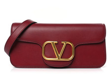 Valentino Garavani Loco Crossbody Bag – Dark Red - Signature Calfskin picture