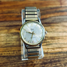 Wyler Dynawind vintage Men manual mechanical silver dial 28-32mm picture