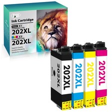 4x 202XL T202XL 202 XL for Epson XP-5100 Printer Ink Cartridge WorkForce WF-2860 picture