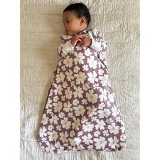 Gunamuna 2.5 TOG Bamboo Viscose Sleep Sack Purple Floral 9-18M NEW NWT picture
