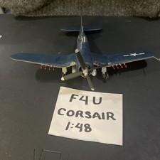 Vought F4U-1D Corsair WWII Fighter Aircraft Diecast Model by Maisto 4” AirPlane picture