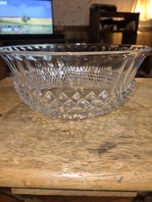 Vintage Clear Crystal Diamond Pattern 9