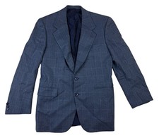Brioni Roman Style FINISSIMO Wool Jacket, Size 38 / 48 C Navy Men’s Coat Italy picture