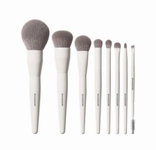 Morphe Face & Eye Brush Set - Best Of Blends- 8pc: Wood Handle, picture