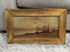 Antique Scenic Painting Charles G. Calder Providence Rhode Island School Design picture