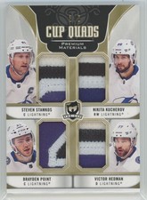 2019-20 Upper Deck The Cup Quads Steven Stamkos/Nikita Kucherov/Brayden picture