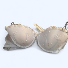Victoria S Secret Women's Tan and Grey Bra picture