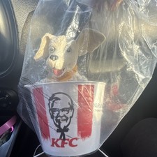 KFC Supergirl Movie Promo Kids Meal Bucket/Cup w/ Toy in Bag 2023 picture