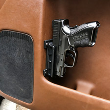Quickdraw Gun Magnet Mount Holster for Vehicle and Home Magnetic Handgun Mount picture